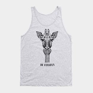 Giraffe Illustration Tank Top